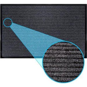 Durable Rubber Door Mat - Heavy Duty, Indoor/Outdoor, Easy to Clean, Waterproof